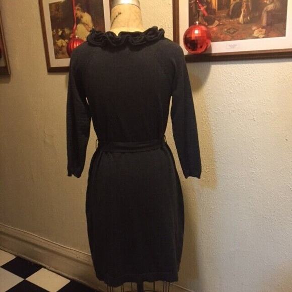 Rabbit Rabbit Rabbit Designs Gray Belted Sweater Dress Size XL - Picture 7 of 9